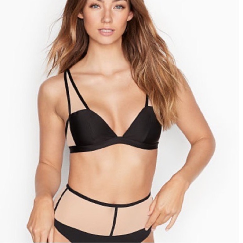 Victoria’s Secret unlined mesh Demi bra NWOT
